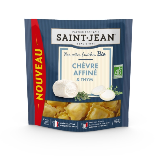 Pâtes Fraîches Bio Chèvre Affiné & Thym SAINT-JEAN