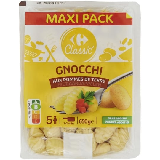 Gnocchi Aux Pommes De Terre CARREFOUR CLASSIC'
