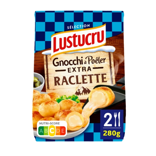 Gnocchi à poêler raclette LUSTUCRU