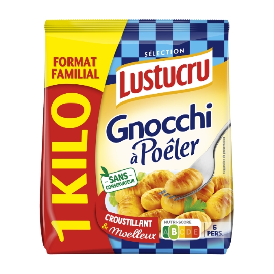 Pâtes Fraîches Gnocchi À Poêler LUSTUCRU
