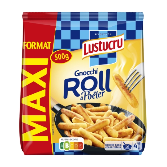 Pâtes Fraîches Gnocchi À Poêler Roll LUSTUCRU