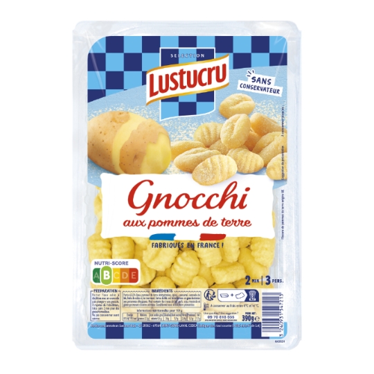 Pâtes Fraîches Gnocchi LUSTUCRU
