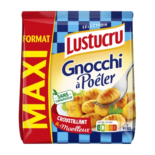 Pâtes Fraîches Gnocchi À Poêler LUSTUCRU