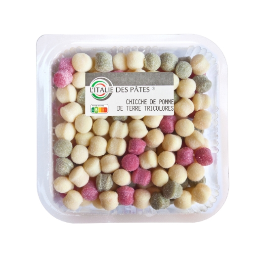 Gnocchis de pomme de terre tricolores L'ITALIE DES PATES