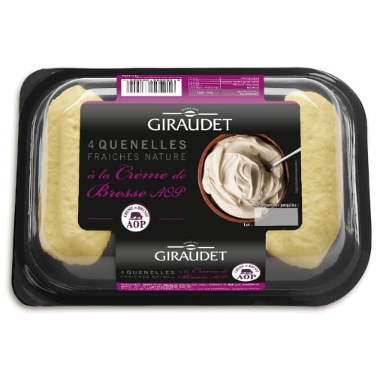 Quenelles Fraîches Nature à la Crème de Bresse AOP GIRAUDET