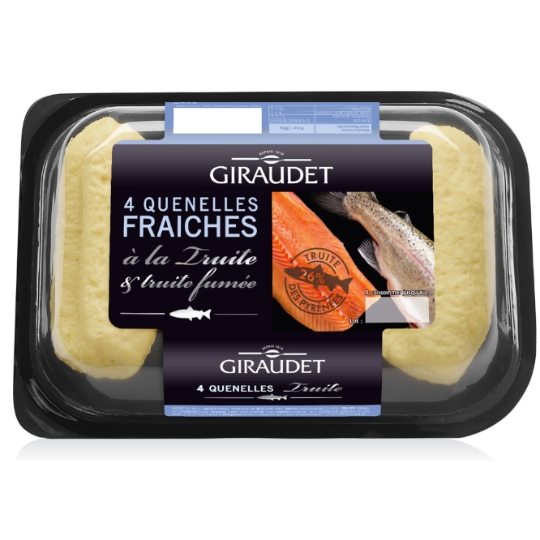 Quenelles Fraîches à la Truite & Truite Fumée des Pyrénées GIRAUDET