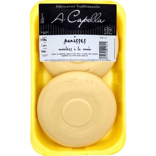 Panisses moulées à la main A CAPELLA