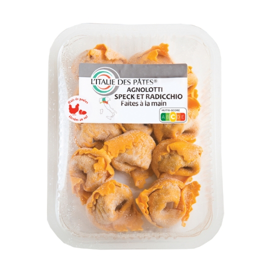Pâtes Fraîches Agnolotti Speck Et Radicchio L'ITALIE DES PATES