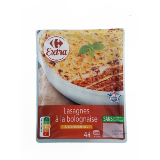 Lasagnes à la Bolognaise CARREFOUR