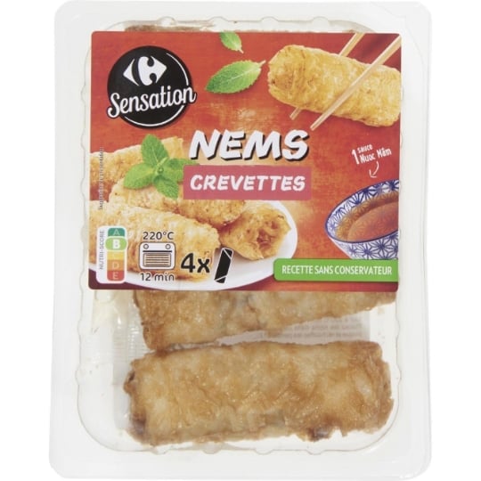 Nems aux Crevettes CARREFOUR SENSATION