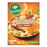 Plat cuisiné couscous poulet merguez CARREFOUR SENSATION