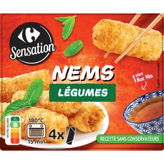 Nems aux Légumes CARREFOUR SENSATION