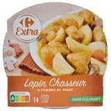 Plat cuisiné lapin pommes de terre CARREFOUR EXTRA