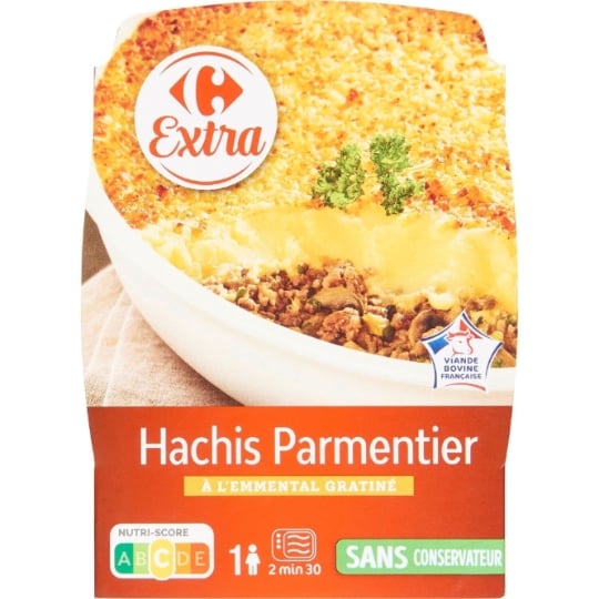 Plat cuisiné hachis parmentier CARREFOUR EXTRA