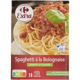 Plat cuisiné spaghetti à la bolognaise CARREFOUR EXTRA