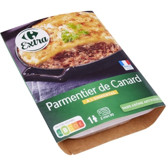 Plat cuisiné parmentier de canard CARREFOUR EXTRA