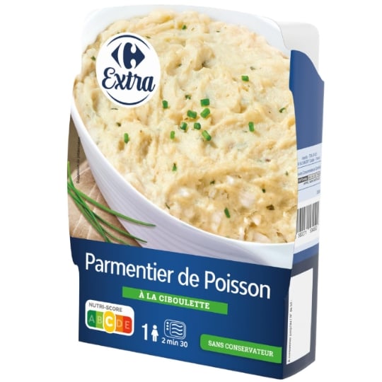 Plat cuisiné parmentier de poisson CARREFOUR EXTRA