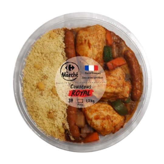 Plat cuisiné couscous royal CARREFOUR LE MARCHE