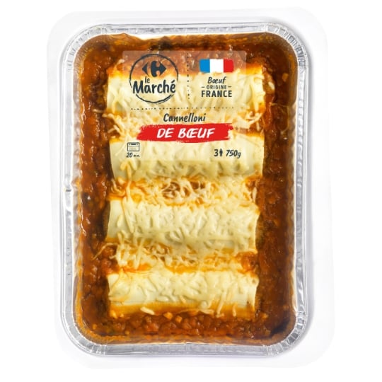 Cannelonni de boeuf CARREFOUR LE MARCHE