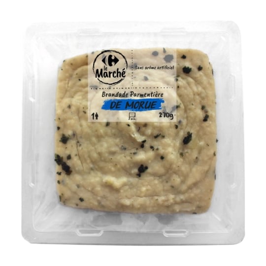 Plat cuisiné Brandade parmentière morue CARREFOUR LE MARCHE