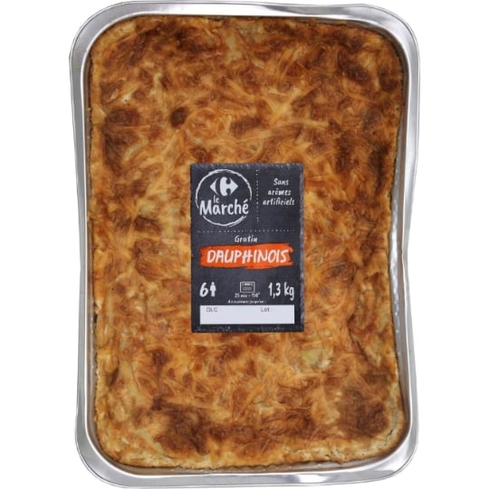 Plat cuisiné gratin dauphinois CARREFOUR LE MARCHE