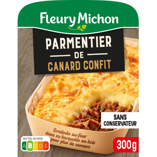 Plat cuisiné parmentier de canard FLEURY MICHON
