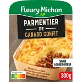 Plat cuisiné parmentier de canard FLEURY MICHON