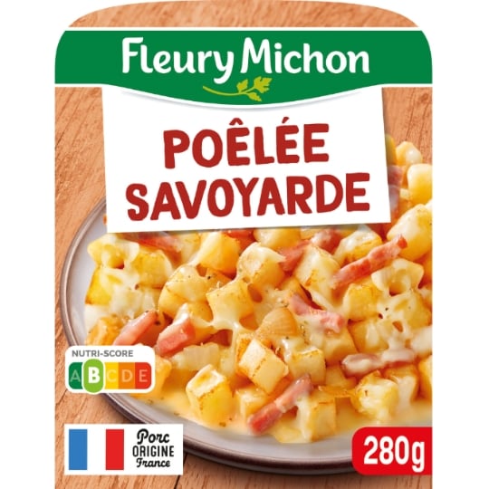 Plat cuisiné poêlée savoyarde FLEURY MICHON