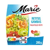 Plat Cuisiné Petites Gambas et Tagliatelles Pesto MARIE