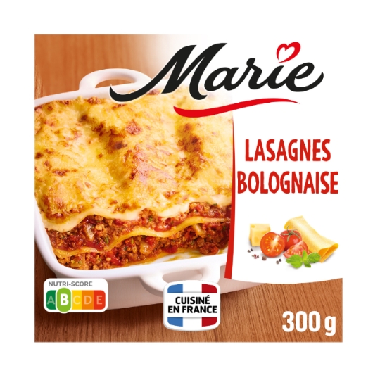 Plat cuisiné lasagnes bolognaise MARIE