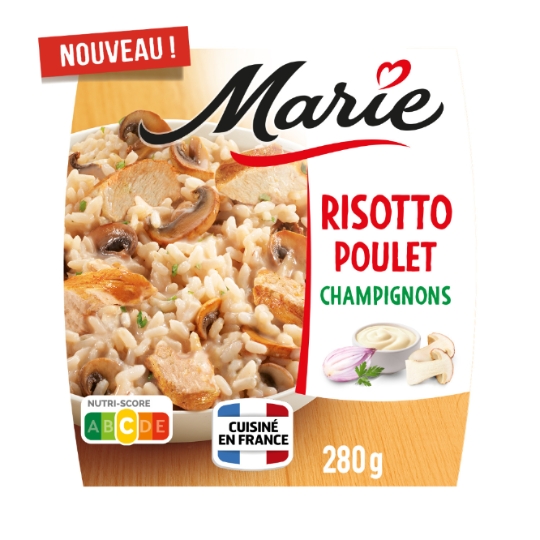 RIsotto au Poulet Champignons et Parmesans MARIE