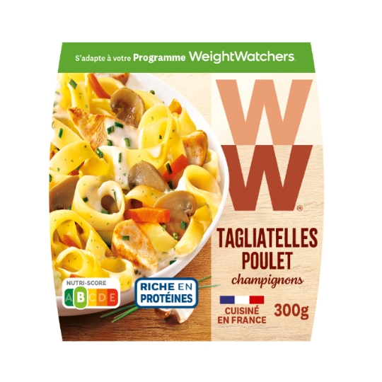 Plat cuisiné tagliatelles poulet WEIGHT WATCHERS