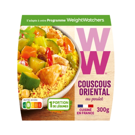 Plat cuisiné couscous oriental WEIGHT WATCHERS