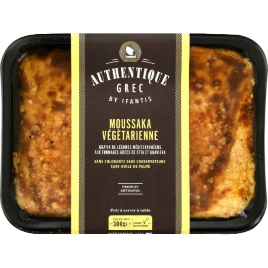 Plat cuisiné Moussaka végétarien AUTHENTIQUE GREC BY IFANTIS