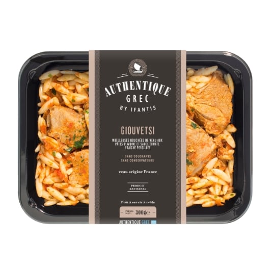 Plat Cuisiné Giouvetsi AUTHENTIQUE GREC BY IFANTIS