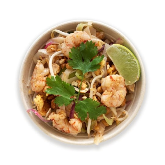 Plat cuisiné Pad Thai aux crevettes BAMBU