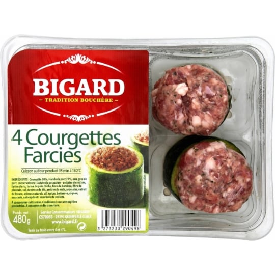 Plat Cuisiné Courgettes Farcies BIGARD