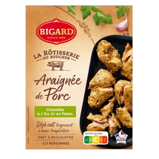 Plat Cuisiné Araignée de Porc à L'ail et au Persil BIGARD