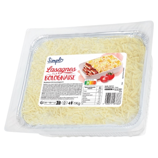 Lasagnes à la bolognaise CARREFOUR SIMPL'