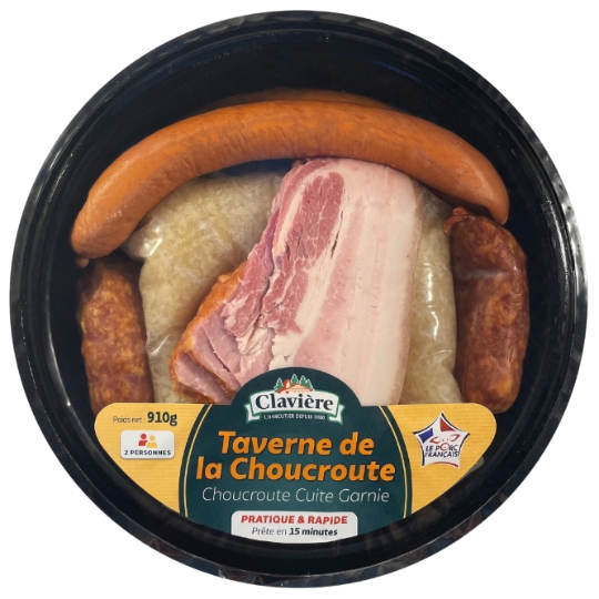 Choucroute Cuite Garnie Porc Français CLAVIERE