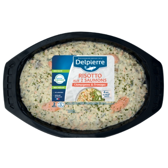 Plat Cuisiné Risotto aux 2 Saumons DELPIERRE