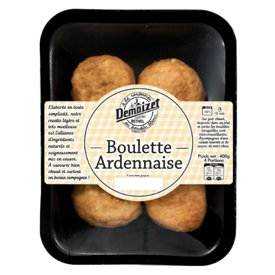 Viande préparée: Boulette Ardennaise DEMOIZET