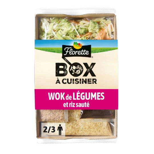 Légumes et Riz Sauté Box à Cuisiner Wok FLORETTE
