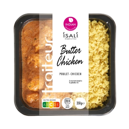 Plat Cuisiné Butter Chicken et Riz ISALI