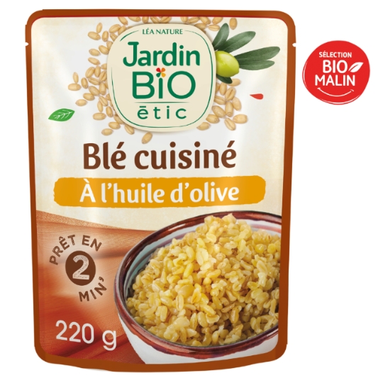 Blé Cuisiné A lhuile d'Olive JARDIN BIO