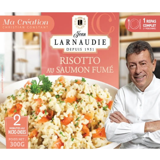 Risotto au Saumon Fumé JEAN LARNAUDIE