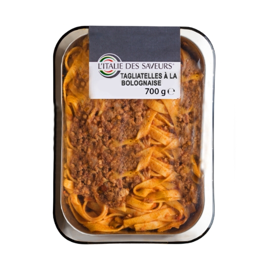 Plat cuisiné tagliatelles à la bolognaise L ITALIE DES SAVEURS