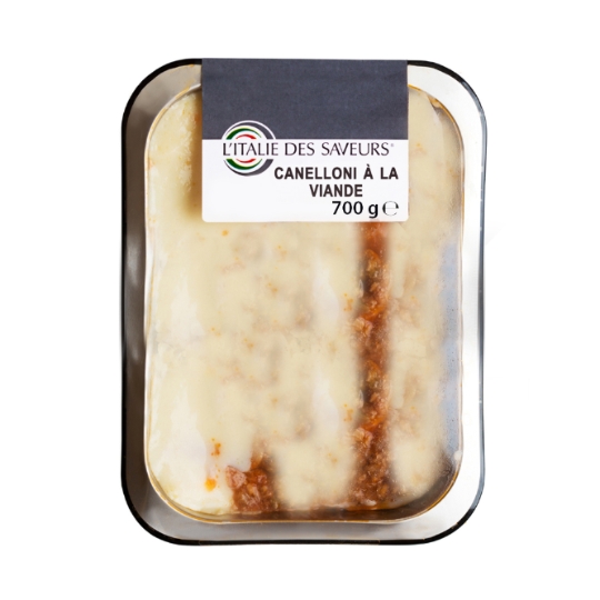 Plat cuisiné cannelloni à la viande L ITALIE DES SAVEURS
