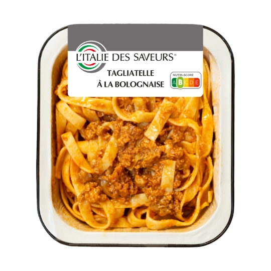 Plat cuisiné Tagliatelles à la bolognaise L'ITALIE DES SAVEURS