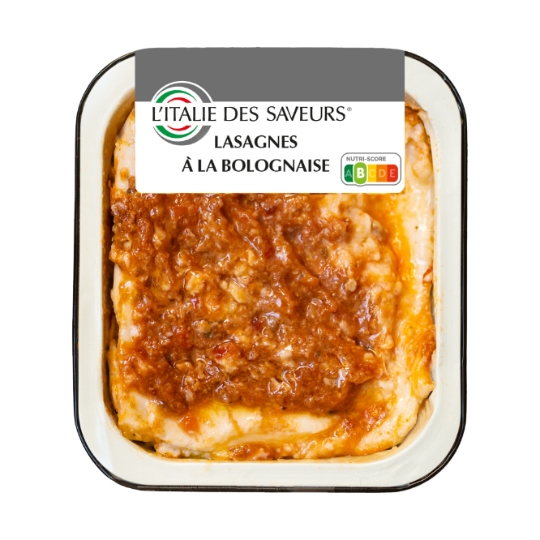 Plat cuisiné Lasagnes à la bolognaise L'ITALIE DES SAVEURS